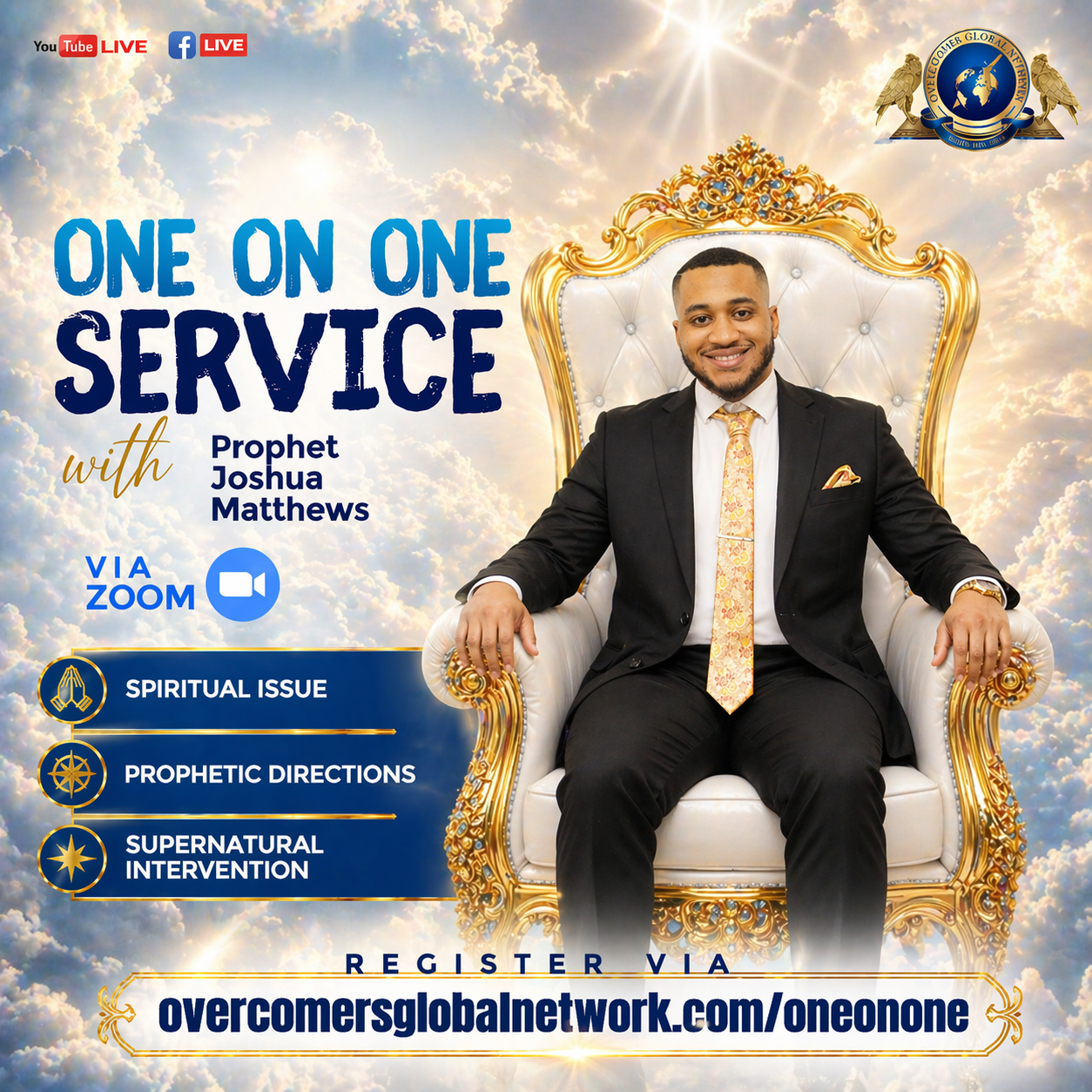 One on One Service with Prophet Joshua Matthews